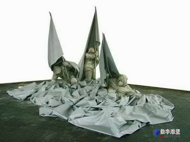 波兰艺术家有冲击性的雕塑（组图）