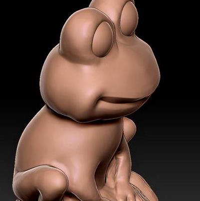 萌态青蛙3D模型