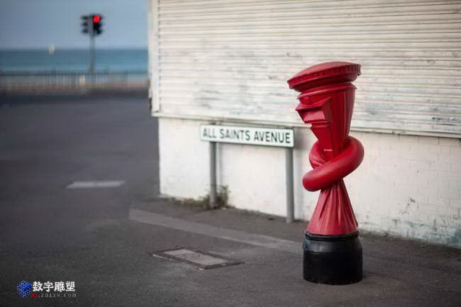 英国alex chinneck超现实主义雕塑