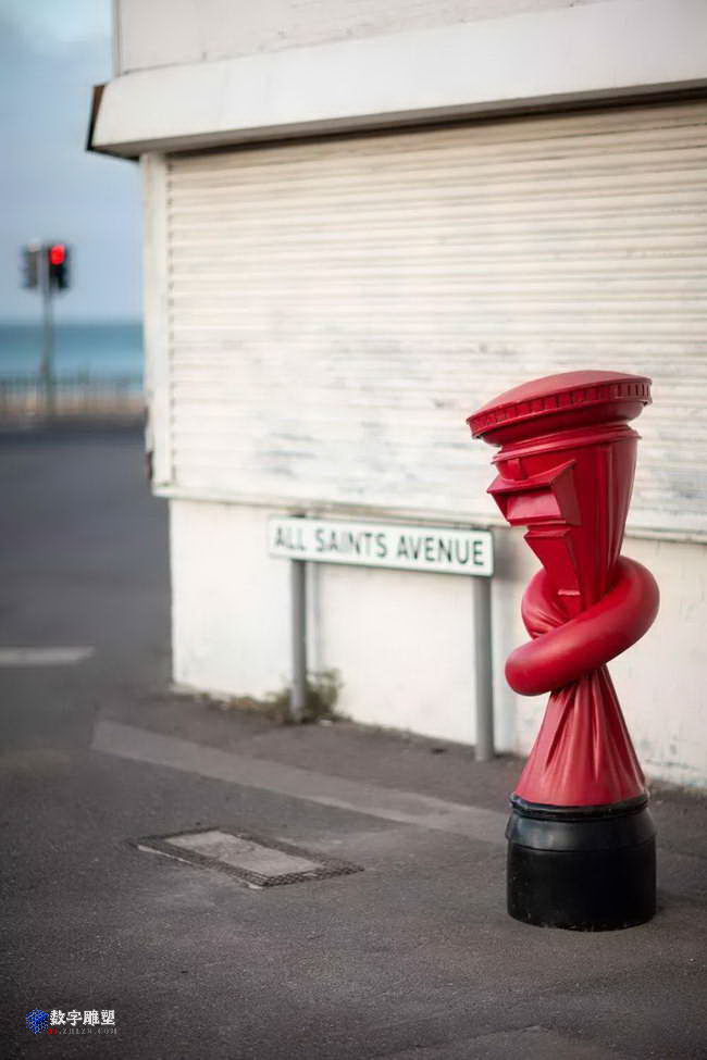 英国alex chinneck超现实主义雕塑