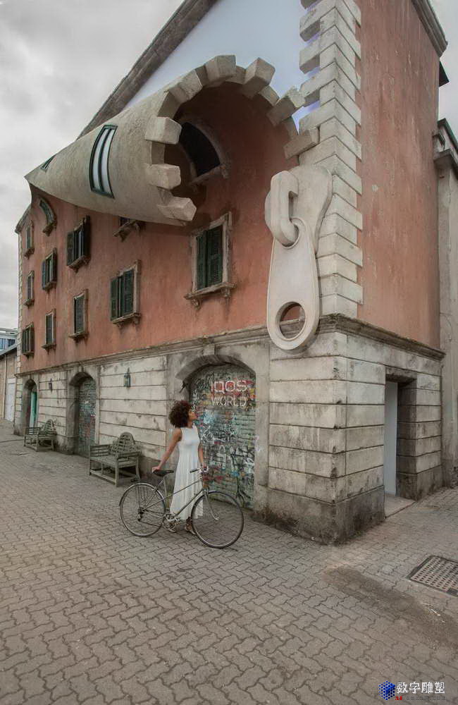 英国alex chinneck超现实主义雕塑