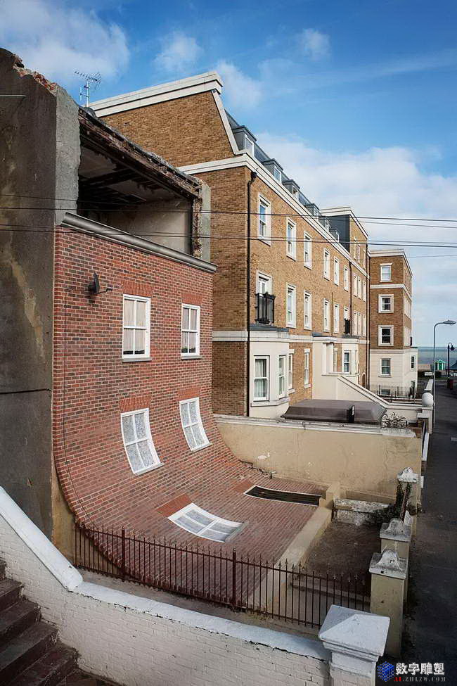 英国alex chinneck超现实主义雕塑