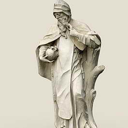 圣保罗修士雕像
