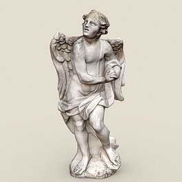 天使雕像3D模型