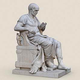 凯撒雕像3D模型
