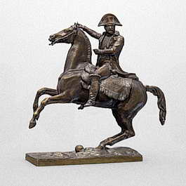 拿破仑骑马雕像3D模型