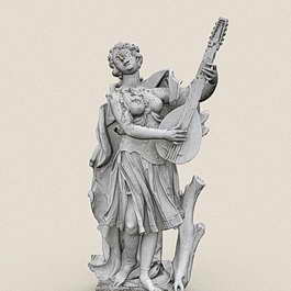 艾拉托女神雕塑