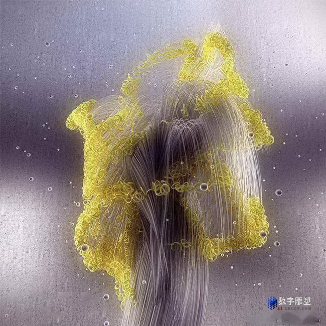 马丁纳基斯数字雕塑人物作品