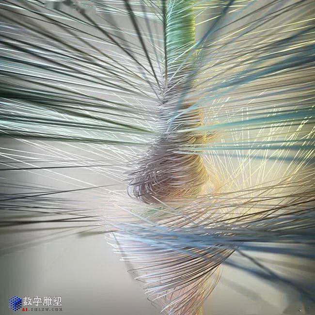马丁纳基斯数字雕塑人物作品